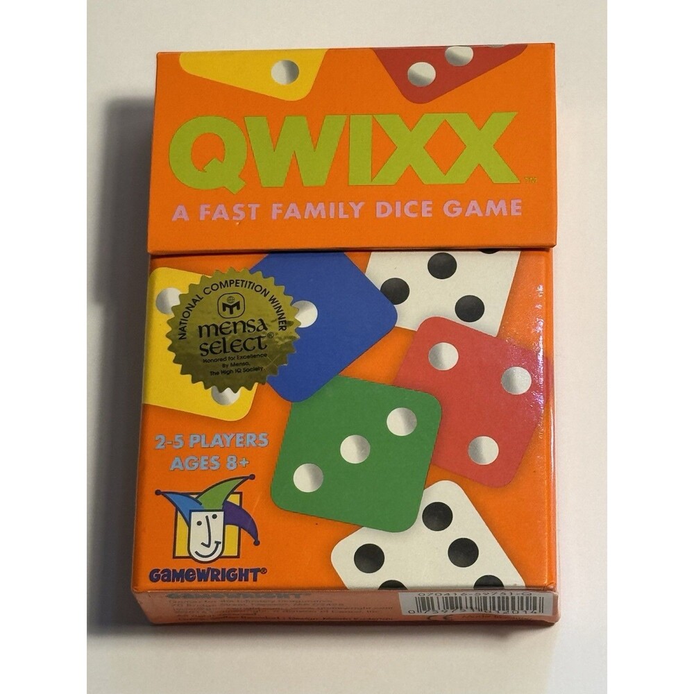Gamewright Qwixx Strategy Dice Game, 2-5 Players, Ages 8+, Mensa Select